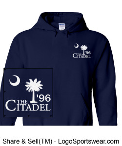'96 Adult Heavy Blend Hooded Sweatshirt (Citadel 96 logo, printed) Design Zoom